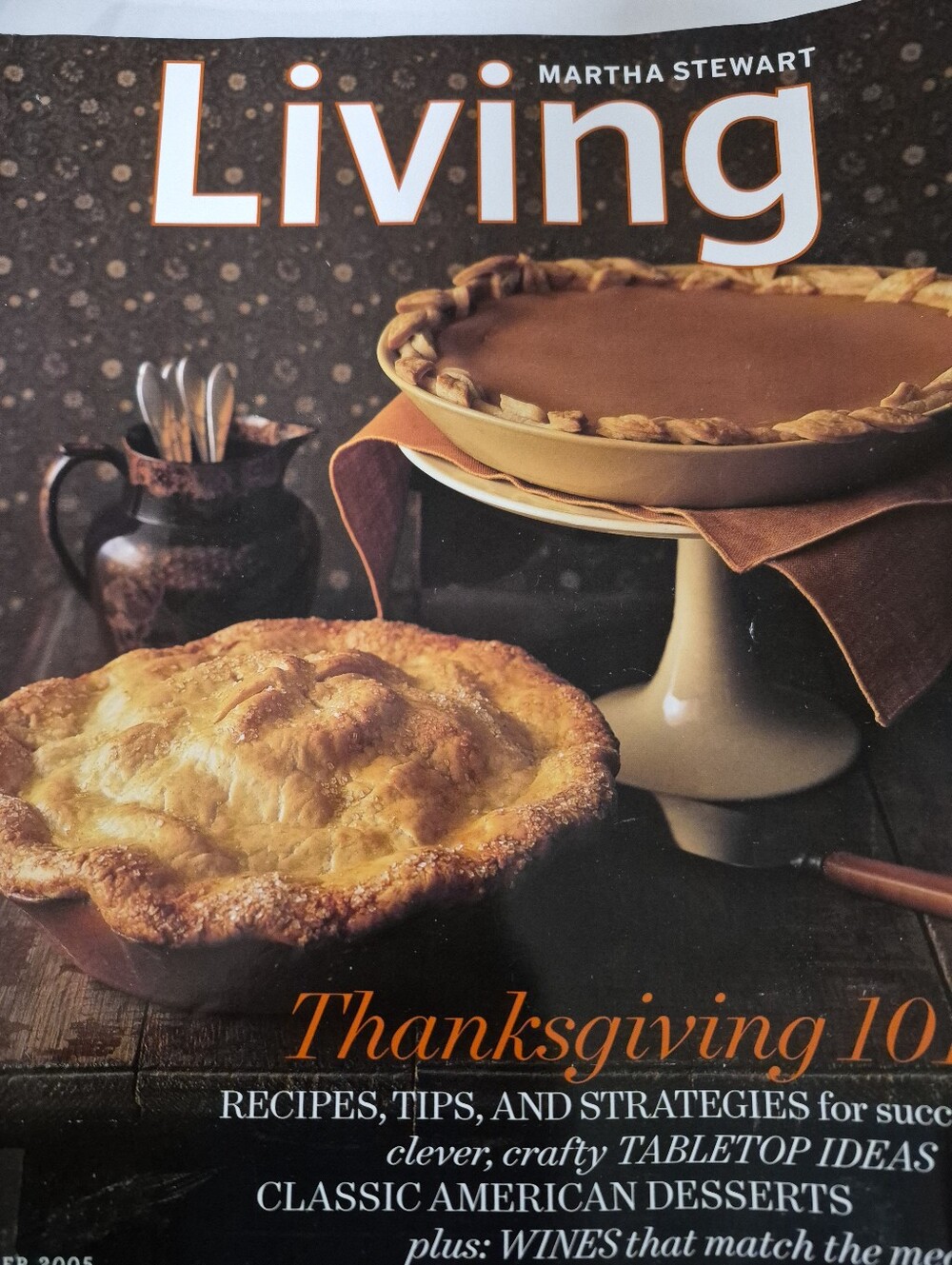 Martha Stewart Living Magazine November 2005